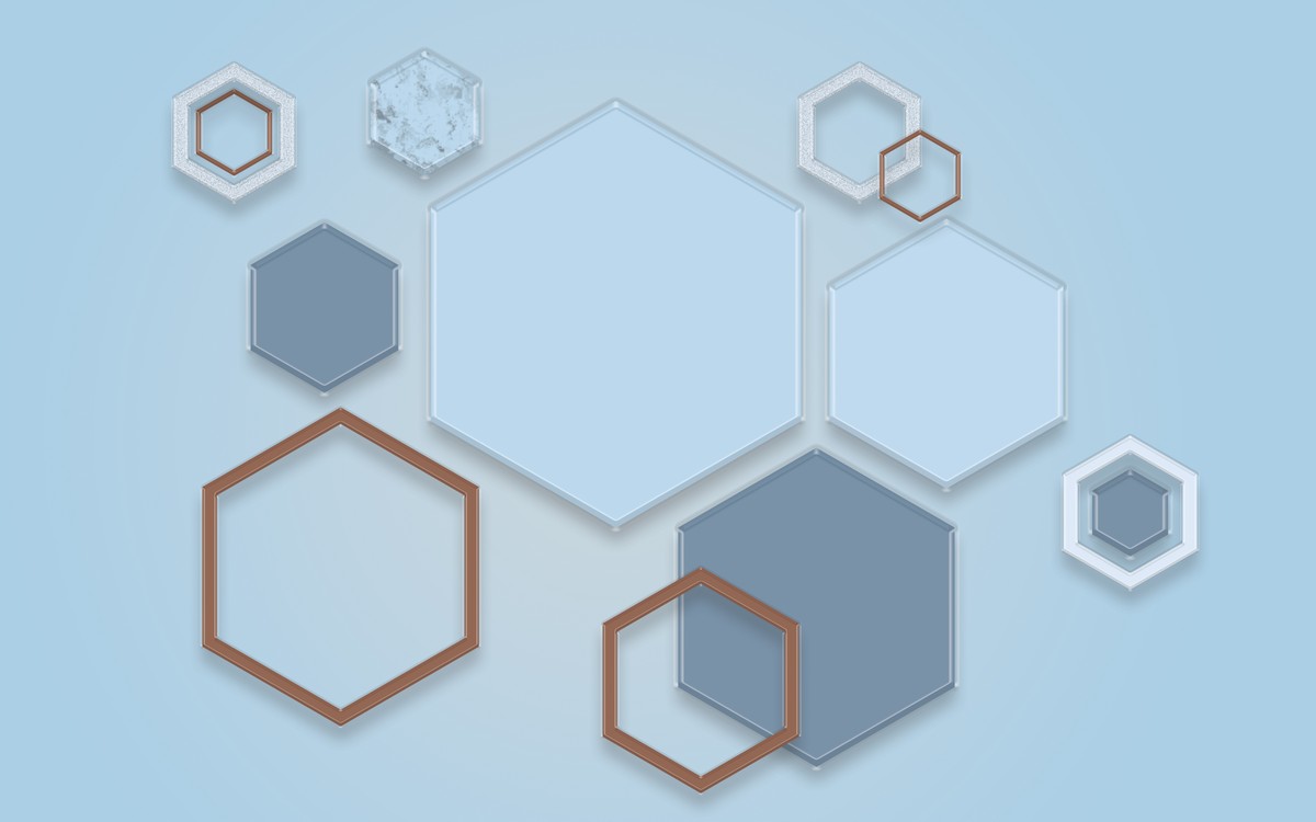 Фреска Кубические соты